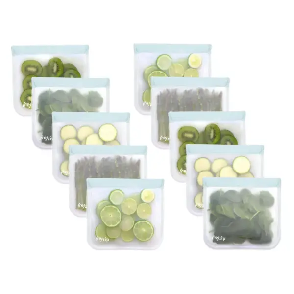 (re)zip Lay-Flat Lunch Family Pack - Clear - 10pk