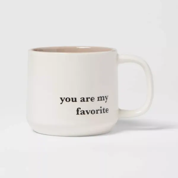 15oz Stoneware You Are My Favorite Mug - Threshold™