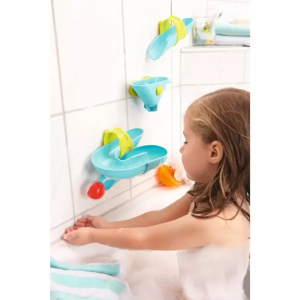 HABA Bathing Bliss Bathtub Ball Track Water Course (5 Piece)