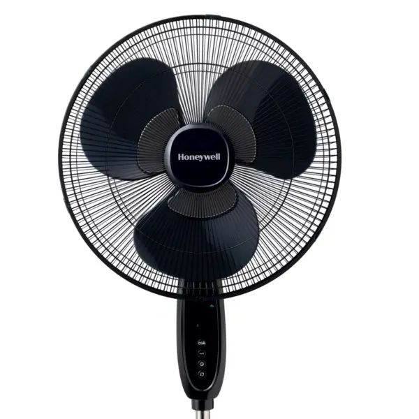 Honeywell Oscillating Stand Fan with Double Blades Black