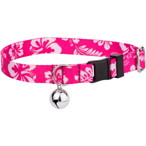 Country Brook Petz® Pink Hawaiian Cat Collar