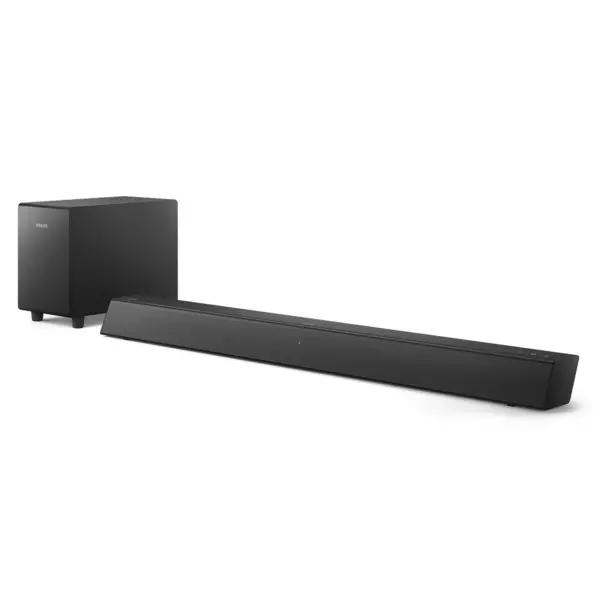 Philips 2.1 Soundbar Speaker Wireless Subwoofer, Remote Control, Bluetooth Streaming and HDMI ARC, Black (TAB5305/37)