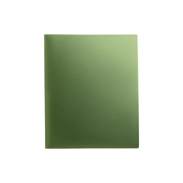 Staples Textured Poly 2-Pocket Folder Green 654238