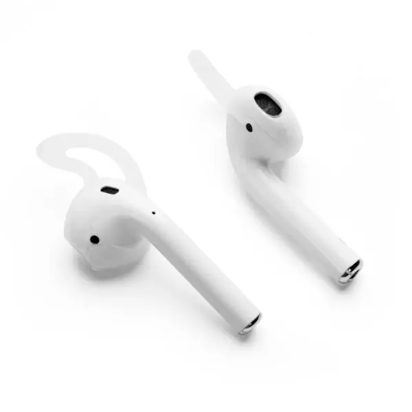 Insten Hooked Earphone Skin Case Compatible with Apple AirPods 1 / Airpods 2, Clear