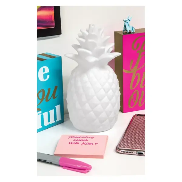 Mini Pineapple Color Changing Light Up Novelty Table Lamp - West & Arrow