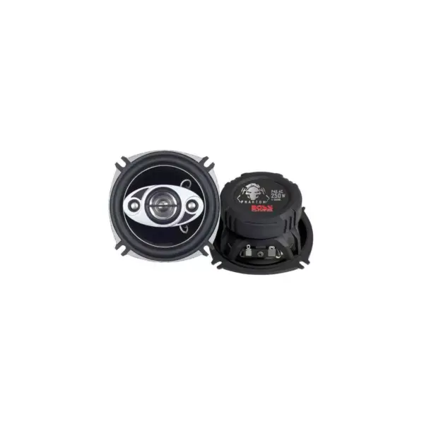 2) NEW BOSS P45.4C 4" 250W 4-Way PHANTOM Series Car Audio Coaxial Speakers P454C