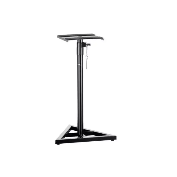 Monoprice Studio Monitor Speaker Stands (Pair) 130 lbs. Weight Capacity, Adjustable Height From 27in-45in - Stage Right Series