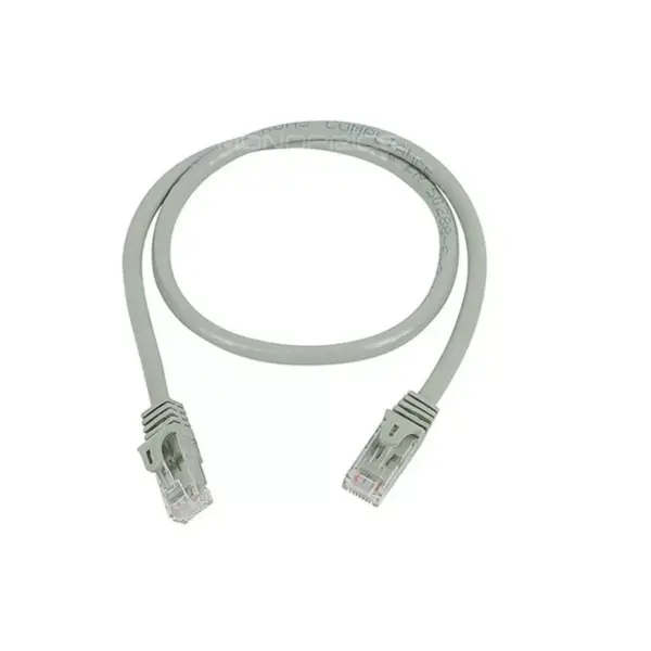 Monoprice Cat6 Ethernet Patch Cable - 2 Feet - Gray | Network Internet Cord - RJ45, Stranded, 550Mhz, UTP, Pure Bare Copper Wire, 24AWG - Flexboot