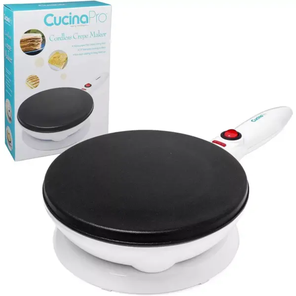 CucinaPro Electric Non-stick Cordless Crepe Maker