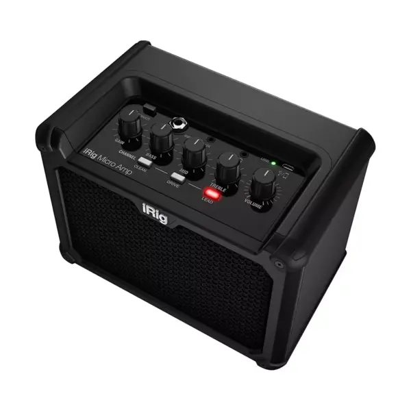 IK Multimedia iRig Micro Amp 15W 1x4 Battery-Powered Guitar Combo Amp Black