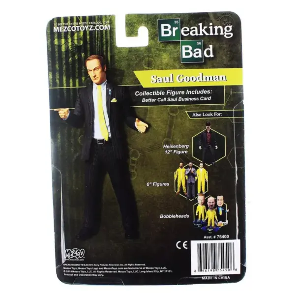 Mezco Toyz Breaking Bad Saul Goodman PX Exclusive Action Figure