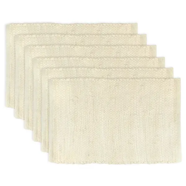 Natural Chindi Placemats (Set Of 6) - Design Imports