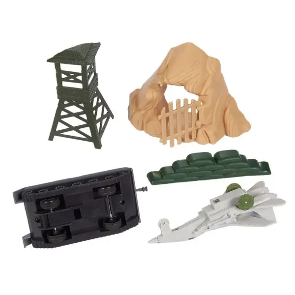 300-Pieces Army Men Toys For Boys - Military Toy Soldiers Play Set Including 8pc 3.5" SWAT Team Action Figures