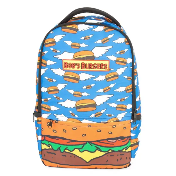 Bob's Burgers 17.5'' Flying Hamburger Laptop Backpack