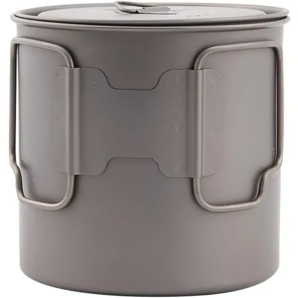 TOAKS Light Titanium 650ml Outdoor Camping Cook Pot POT-650-L