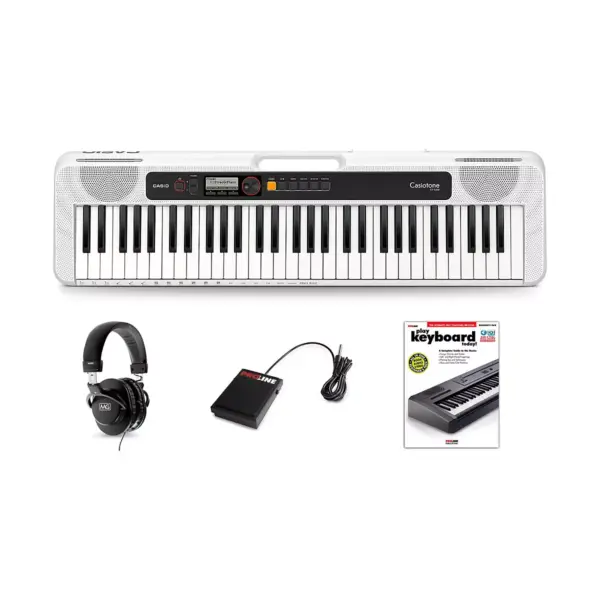 Casio Casiotone CT-S200 Keyboard Essentials Kit White