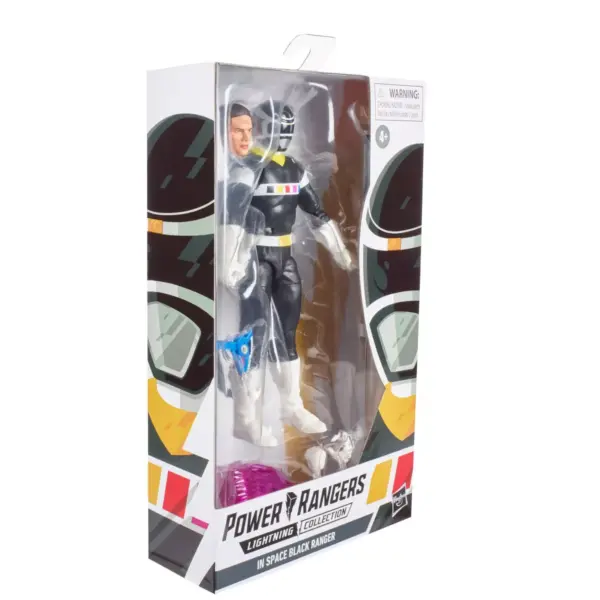 Power Rangers Lightning Collection In Space Black Ranger Figure