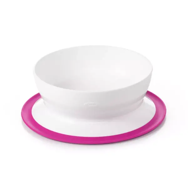 OXO TOT Stick & Stay Bowl - Pink