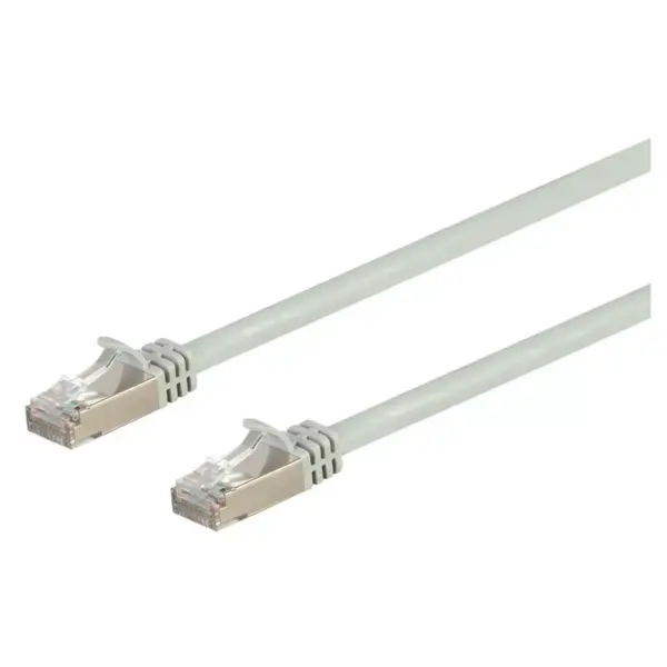 Monoprice Cat7 Ethernet Network Patch Cable - 3 feet - Gray | 26AWG, Shielded, (S/FTP) - Entegrade Series