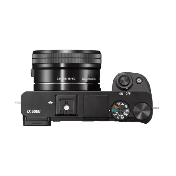 Sony Mirrorless Camera a6000 - Black (ILCE6000L/B)