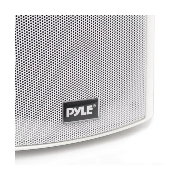 Pyle PDWR53BTWT 5.25 Inch Bluetooth Stereo Speaker System for Indoor or Covered Outdoor Theater Wireless Surround Sound, White (4 Speakers)