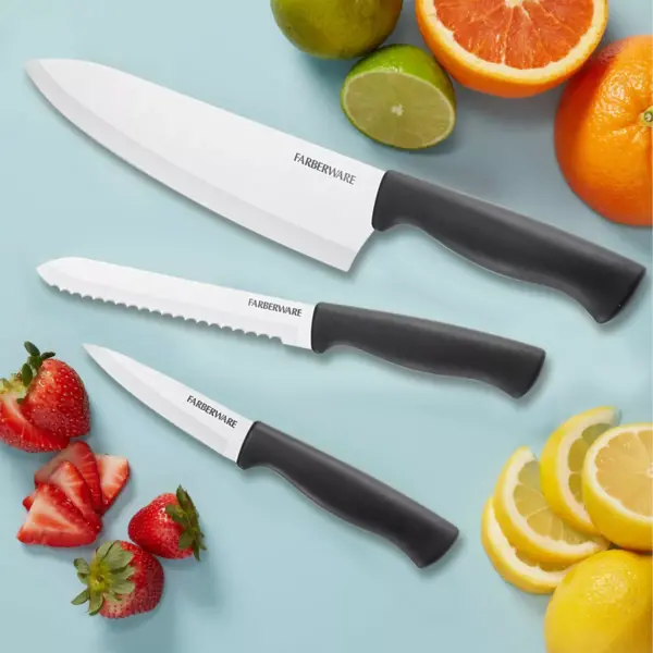 Farberware 3 Piece Chef Knife Set