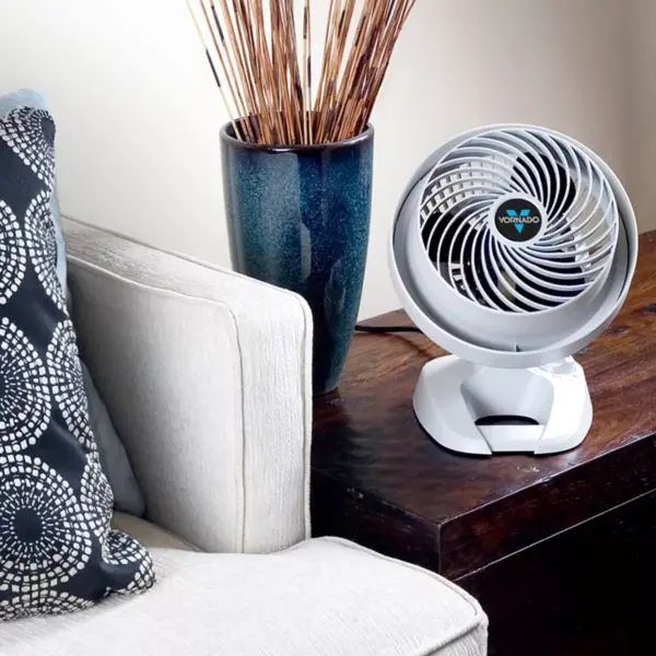 Vornado 530 Compact Air Circulator Fan Linen White