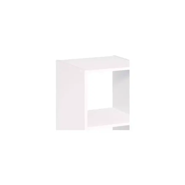 ClosetMaid 4583 Heavy Duty Decorative Bookcase Open Back 8-Cube Storage Organizer in White with Hardware for Closet, Office, or Toys