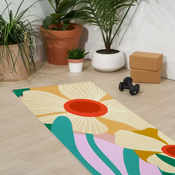 Sewzinski MODERN BOTANICALS I (6mm) 24" x 70" Yoga Mat - Society6