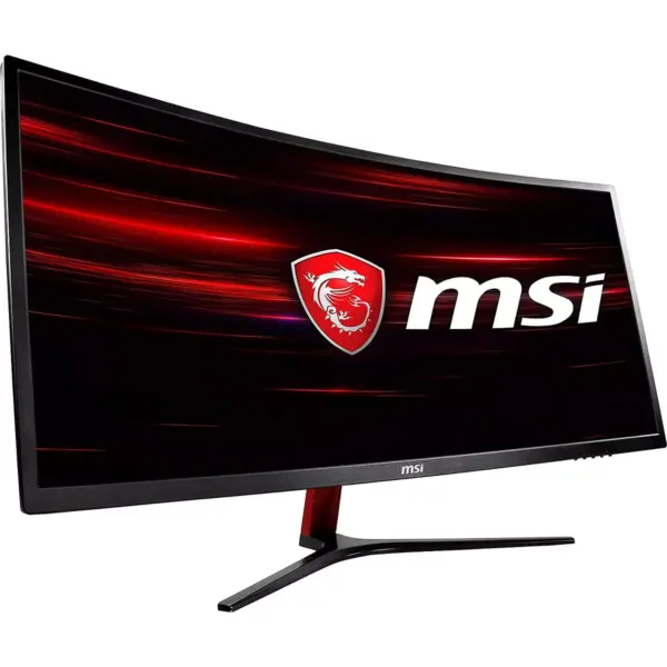 MSI Optix MAG341CQ 34 Inch 4K 3440 x 1440 8ms 100Hz 21:9 FreeSync Widescreen Curved Screen Gaming LED LCD VA Monitor - Black