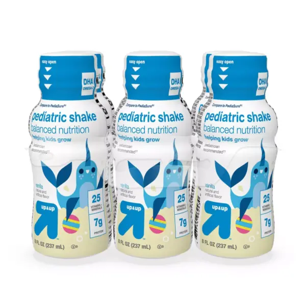 Pediatric Vanilla Shake - 8 fl oz/6pk Each - up & up™