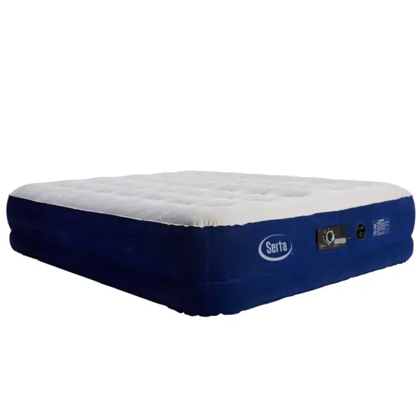 Serta 16" Queen Air Mattress with 4 Comfort Plus Pump