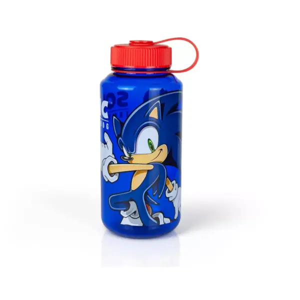 Just Funky Sonic The Hedgehog 32oz Plastic Water Bottle