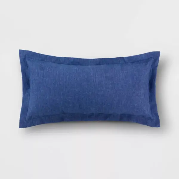 Decorative Lumbar Pillow Navy - Threshold™