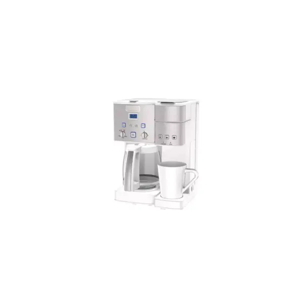 Cuisinart Coffee Center 12-Cup Coffeemaker and Single-Serve Brewer - White - SS-15WP1