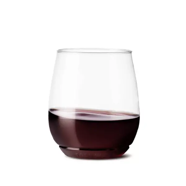 14oz Vino Plastic Wine Glasses Set of 48 Clear - TOSSWARE