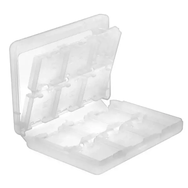 Insten 24-in-1 Game Card Case For Nintendo NEW 3DS / 3DS / DSi / DSi XL DSi LL / 3DS XL LL / DS / DS Lite NDS Game Storage Holder White