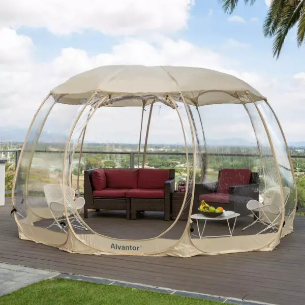 15' x 15' Water-proof Igloo Sun Shade Top Cover - Alvantor