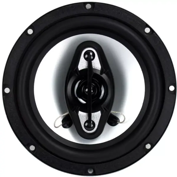 BOSS NX654 6.5" 400W 4-Way Car Audio Coaxial Speakers Stereo, Black (6 Speakers)