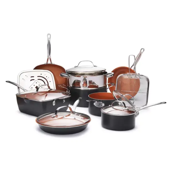 Gotham Steel 15pc Ultimate Cookware Set