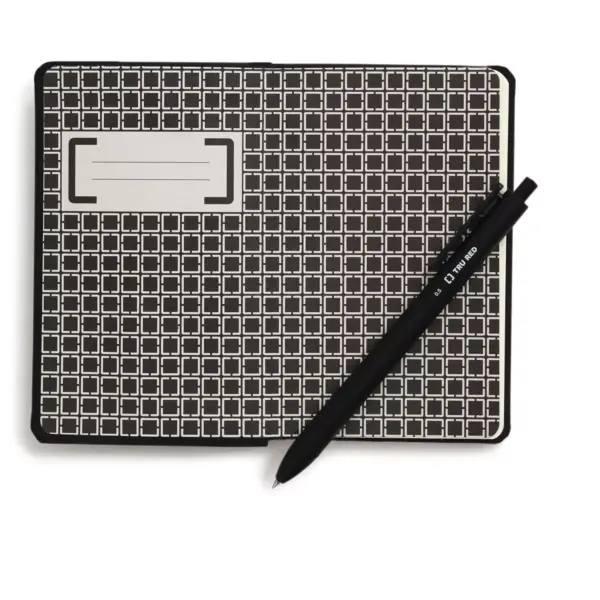 TRU RED Small Flexible Cover Dotted Journal, Blk TR54782