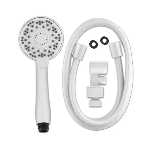 PowerSpray Hand Held Shower Head 5-mode White- Waterpik