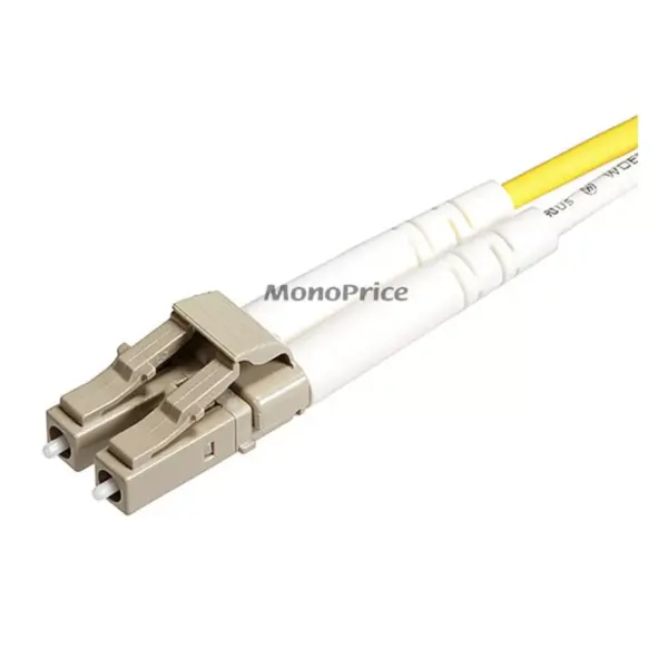 Monoprice Fiber Optic Cable - 3 Meter - Orange | LC to ST OM1, 62.5/125 Type, Multi Mode, Duplex