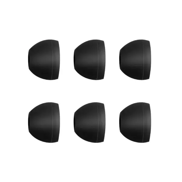 Insten Silicone Eartips for All 4.5-5.5mm Nozzle In-Ear / True Wireless EarBuds Replacement, 3 Pairs Medium Size with Storage Box