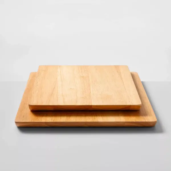 2pc Nonslip Wood Cutting Board Set - Made By Design™