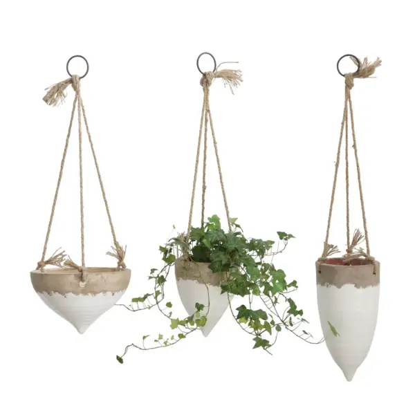 Jute Hanging Planter (8.5") - 3R Studios