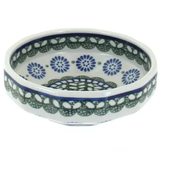 Blue Rose Polish Pottery Maia Small Angular Bowl