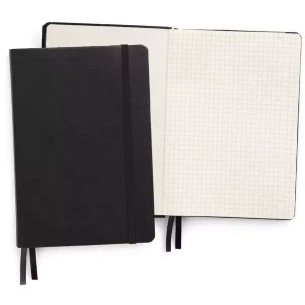 TRU RED Medium Flexible Cover Graph Journal, Blk TR54778