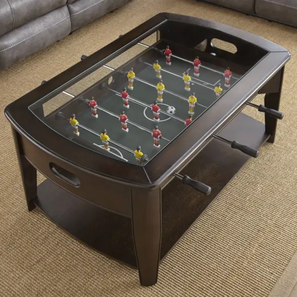 Diletta Cocktail Table with Foosball Walnut - Steve Silver