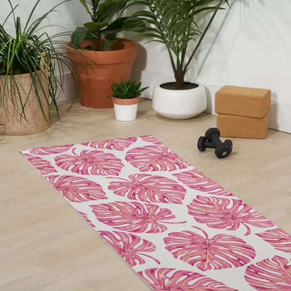 AveniexTropical Palm Leavesx (6mm) 24" x 70" xYoga Mat - Society6